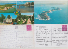 España Islas Cies y De La Toja Galicia Postales Circuladas año 1976 (GP-817)