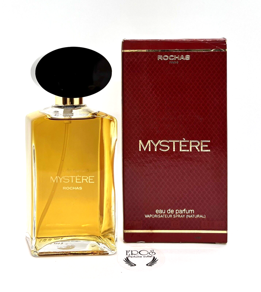 Vintage MYSTERE ROCHAS by ROCHAS spray EDP 100 ml~3.4 ozNEW IN BOX-HARD ...