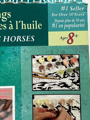 Craft House Paint-By-Number Classic Horses 2004 #11773 Seaside Fury NIB - Picture 4 of 8