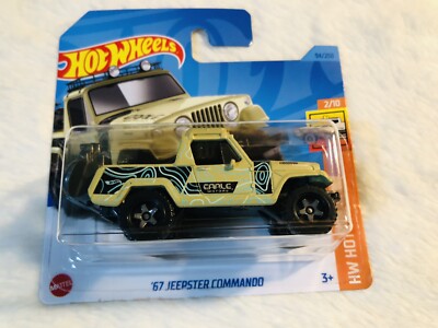 HOT WHEELS 2023 67 JEEPSTER COMMANDO, kurze Karte, verpackter Versand.