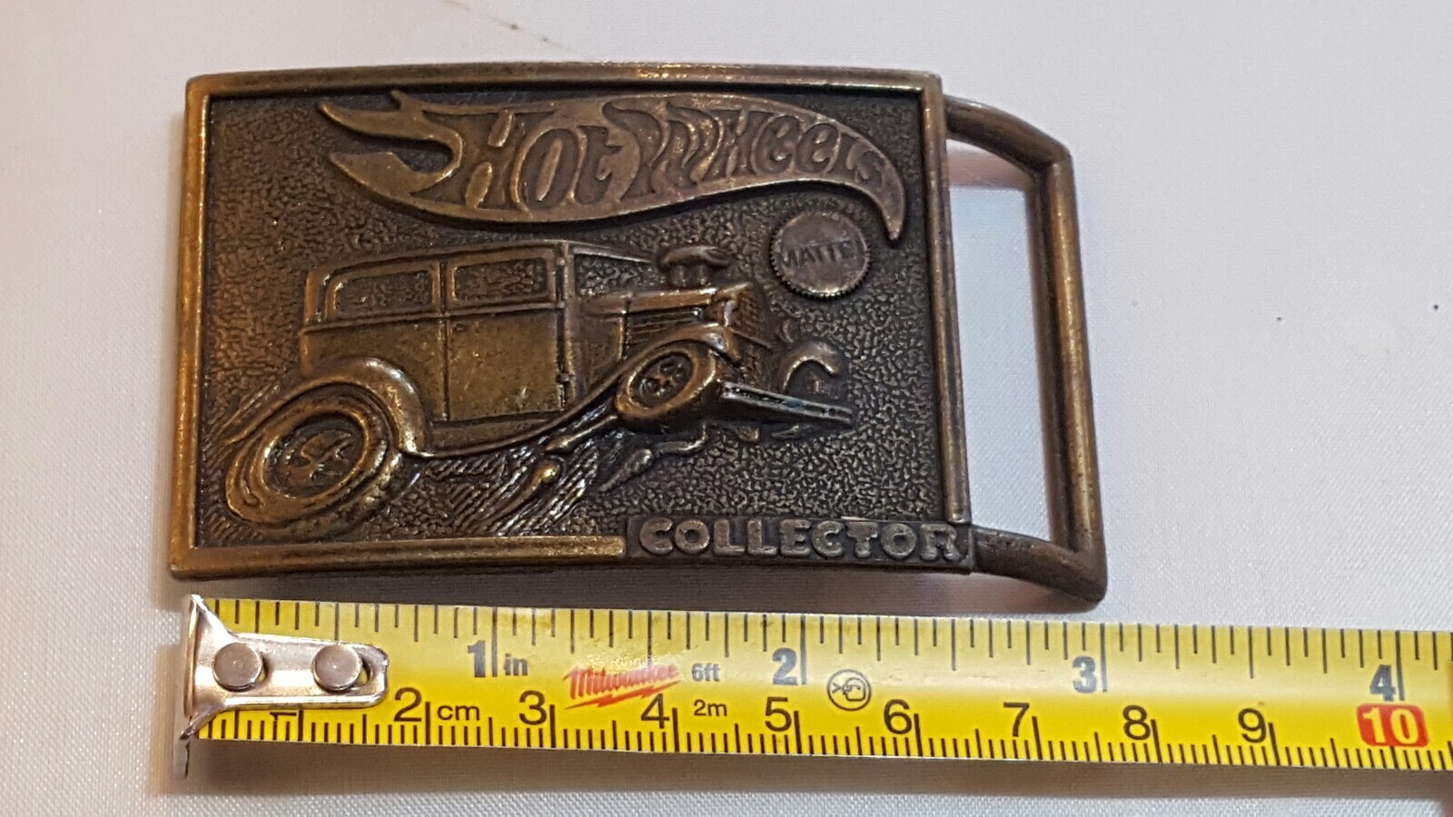 1978 Vintage Hot Wheels Mattel Collector Belt Buckle … Gem
