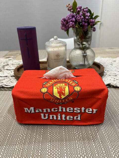 Manchester United Tissues Box Cover Brand New Nice Stuff
