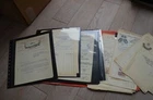 + AVIATION DOCUMENTS AND OLD INVOICES BLERIOT FEDERATIONS / RARE AND UNIQUE