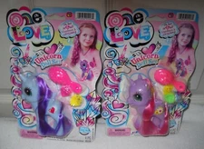 #11919 NOC Jaru 2 One Love Unicorn Ponies Light Blue & Lavender