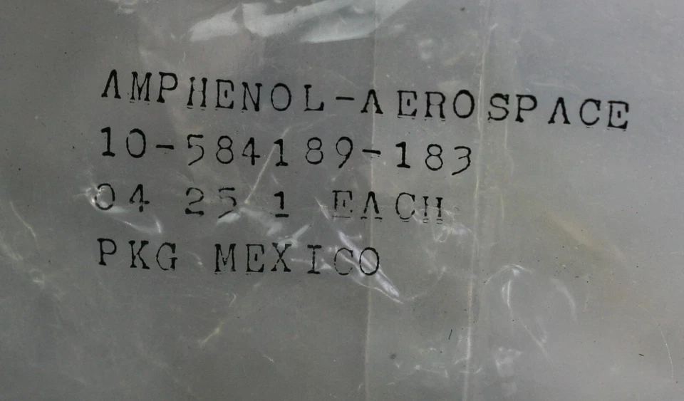 One (1) Amphenol 10-584189-183 Circular Mil Spec Connector Adaptor Kit NEW - Image 3 of 4