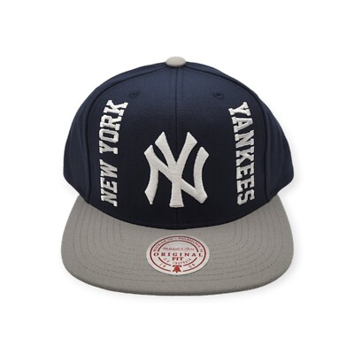 Mitchell Ness New York Yankees Banners Up Navy/Gray Adjustable