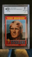 terry bradshaw rookie graded