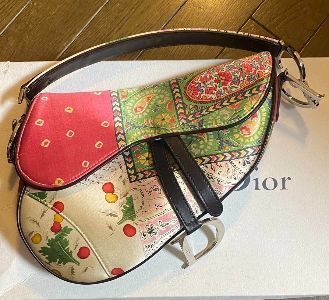 Sacoche de selle John Galliano Christian Dior sacs à main colorés accessoires de mode