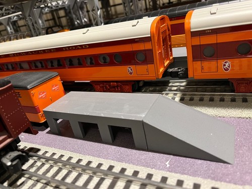 O-Maßstab Bahnhofsplattform und Rampen für Passagiere oder Fracht - 15 Zoll lang - Bild 2 von 4