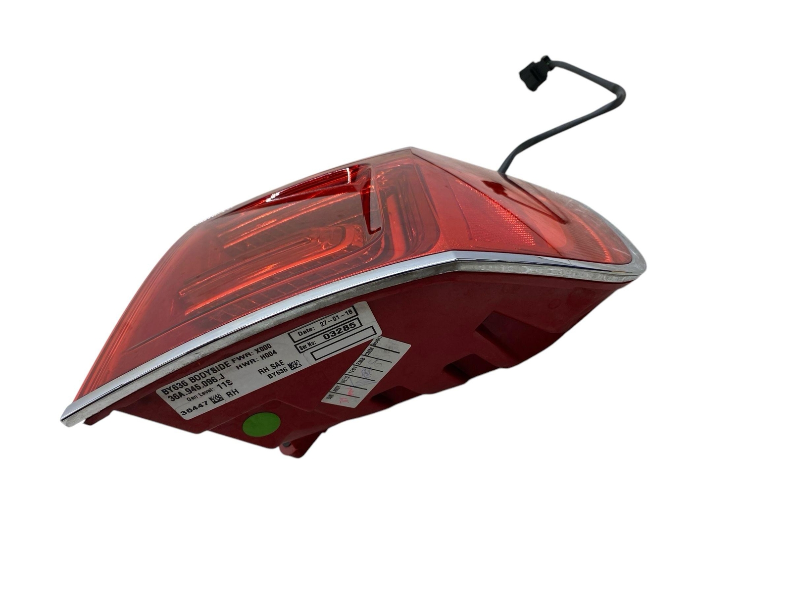 2018 BENTLEY BENTAYGA OEM REAR RH RIGHT PASS LED TAILLIGHT LAMP QUARTER MOUNTED