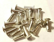 Bifurcated Rivet 10mm No 11 Split Leg Nickel Leather Craft Sizes in Description