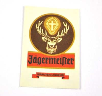 Jägermeister USA 1997 temporäres Tattoos - Hirsch Rudi Logo
