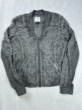 Sandwich Size 36 Uk Size 8 Grey Pure Linen Log Hat Weight Jacket Coat