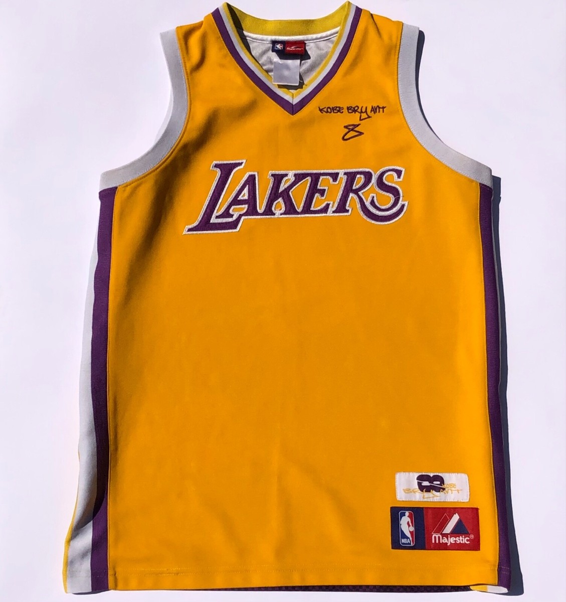 希少未使用！Majestic Lakers Kobe Bryant NBA 8番 Vintage Rare Find Majestic Kobe Bryant #8 Los Angeles Lakers