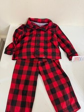 Carter's Infant  Toddler 2 Pc. Buffalo Check Pajama Set 18M