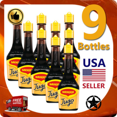 9 Bottles of Maggi Seasoning Sauce - Salsa Maggi   Original 3.38 oz