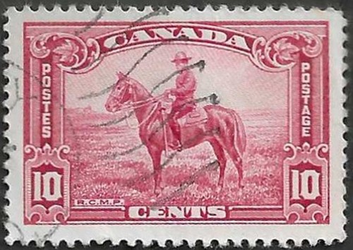 Canada #223 "R.C.M.P. ON HORSE" Fine Used 1935 Issue (B)
