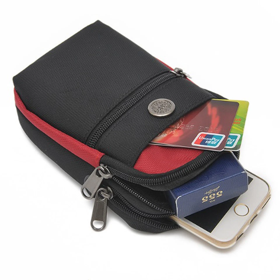 Waist Belt Bum Bag Sport Travelling 4 Tablet Phone Case Cover Molle Purse Pouch - Image 4 of 4