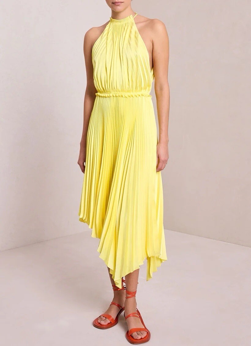 NWT ALC Size 4 Claudia Dress In Daffodil