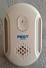 Ultrasonic pest repeller, white. 6 piece set