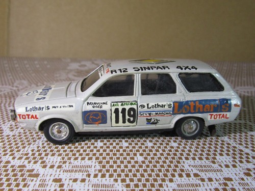 586Z Rara Solido Modificato Renault 12 Break Sinpar #119 Rally Lato Avorio 1:43 - Bild 4 von 11
