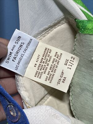 Vintage De Weese Design Swim And Sun Fashions Los Angeles