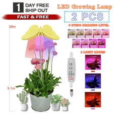 New LED Grow Light Plant Butterfly Growing Lamp Full Spectrum for Indoor Plants