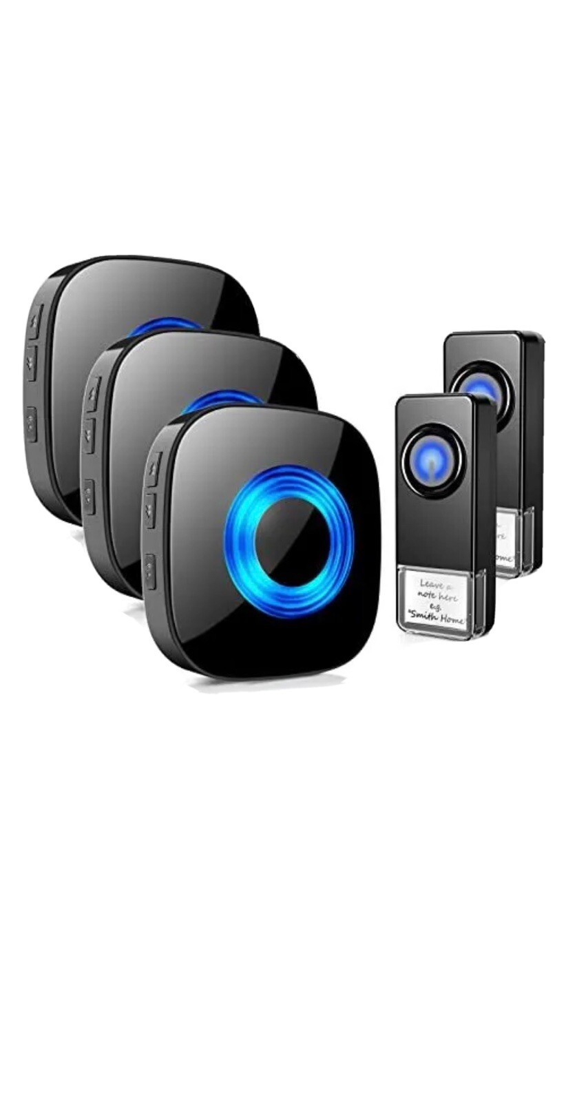 Wireless Doorbell, Door beell Chimes with Mute Mode, 58 Ringtones&5-image