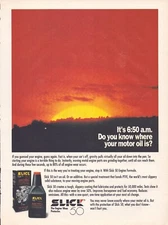 1991 Slick 50 Print Ad - Sunrise