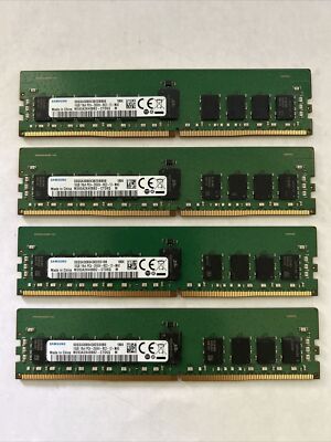 Samsung DDR4-2666 ECC 16GB×4枚（計64GB） 64GB Server RAM KIT Samsung 4x16GB PC4-2666 1Rx4 DDR4 ECC REG