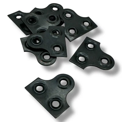 MAGIC OF PIASTRE SPECCHIO NERE STAFFA APPENDIABITI DA PARETE piastra cornice quadro parete 25 mm 3 fori