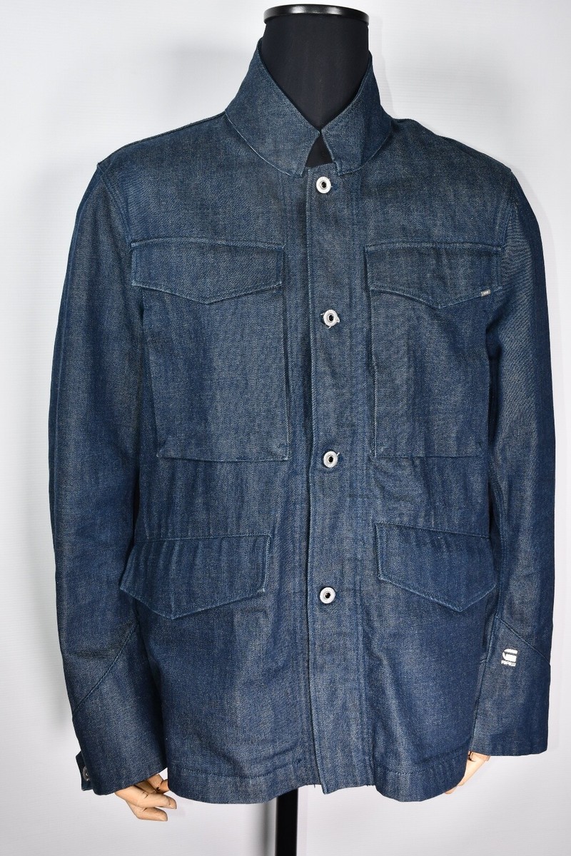 Blazer Homme G-Star Raw Vodan Worker - Taille L, Bleu, Coton, Occasion Excellent état