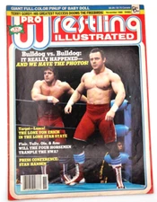PRO WRESTLING ILLUSTRATED NOV 1986  -  DYNAMITE KID /  NO BABY DOLL PINUP