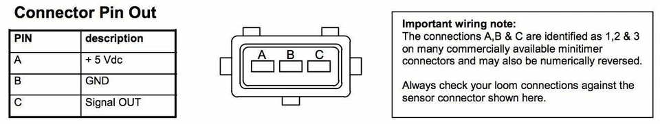 FORD SIERRA ESCORT RS COSWORTH YB 2.0L MARELLI WEBER 3.0bar MAP SENSOR APS05/01 - Image 2 of 2