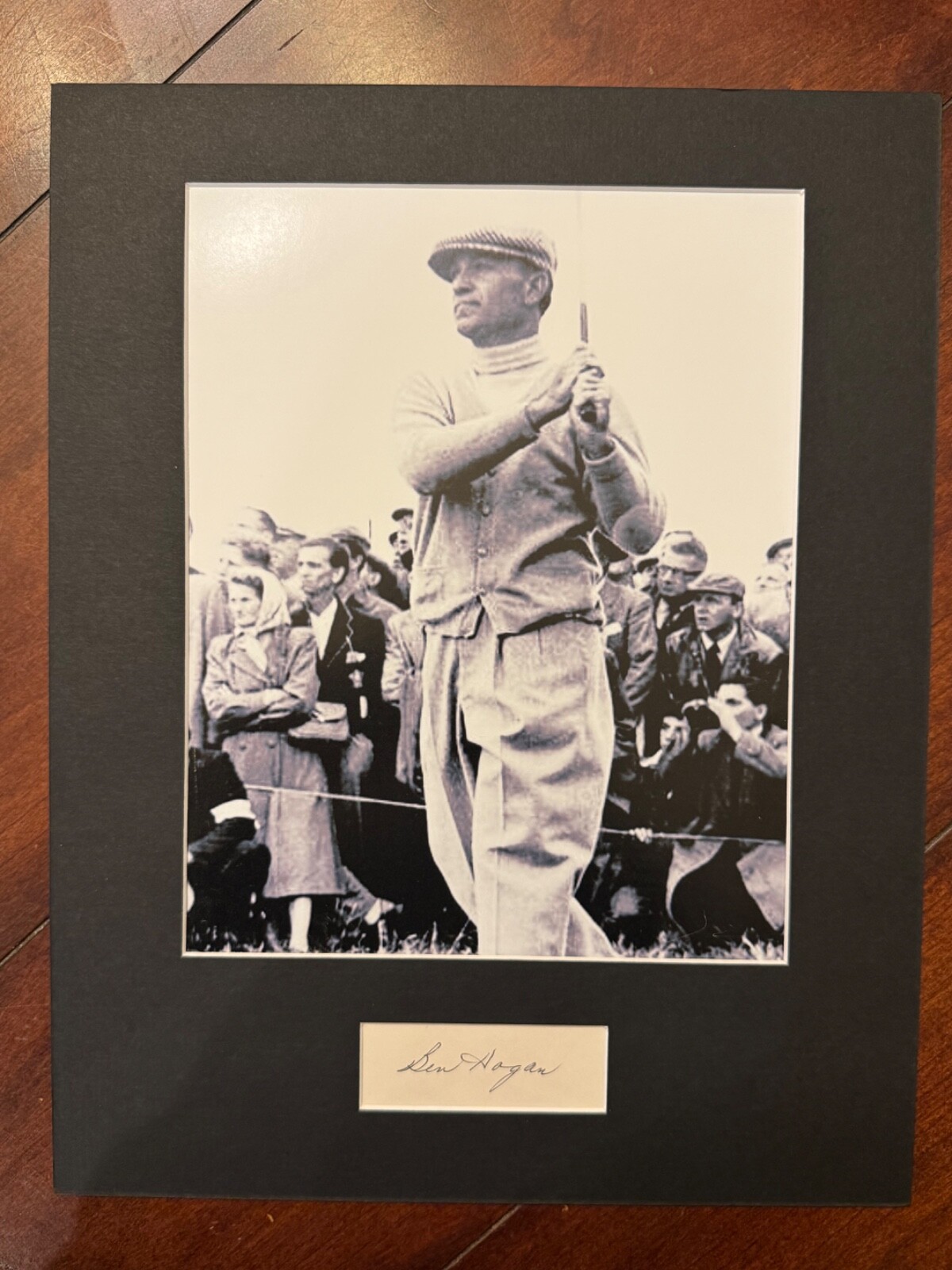 Ben Hogan Autographed Signed Autograph Photo Carnoustie Open JSA Certification 