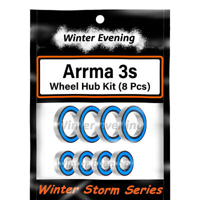 Arrma 3s BLX Hubs - Big Rock Granite Outcast Senton Typhon (8 Pcs Bearings Kit)