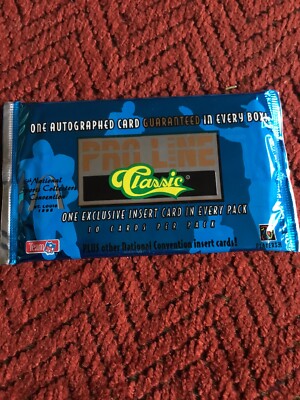 1995 Pro Line Classic Football St Louis National Convention Unopened Pack TUFF