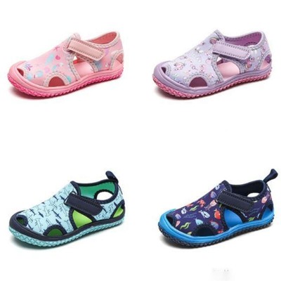Toddlers Kids Beach Flat Sandals Girls Boys Children School Garden Shoes Holiday