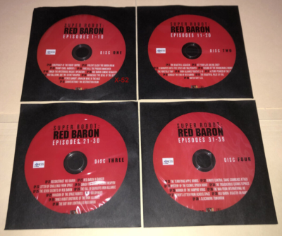Super Robot Red Baron DVD complete series tokusatsu sentai robo