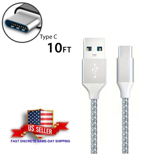 10ft Cable Fast Charge Charging Cord Sync Type Charger - Picture 29 of 43