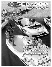 Sea-Doo 1996 Shop Repair Manual Speedster Sportster Challenger FREE SHIPPING