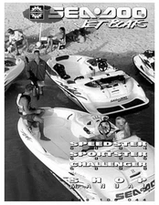 Sea-Doo 1996 Shop Repair Manual Speedster Sportster Challenger FREE SHIPPING
