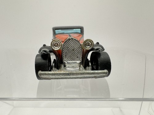 Hot Wheels ‘37 Bugatti 1980 Black Red Blackwall Made In Hong Kong Used - Picture 5 of 9