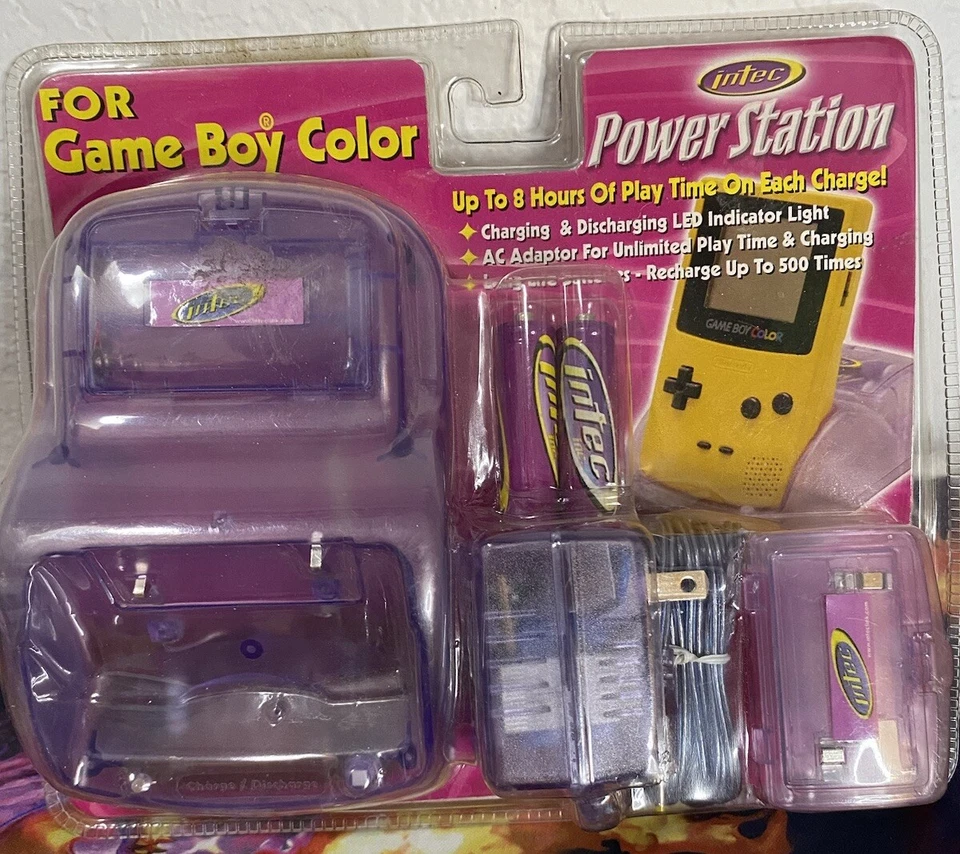 Vintage 2001 NIB Game Boy Color Power Station Intec Brand New - Image 3 of 4