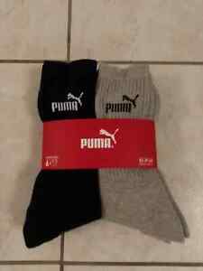 Lot de 6 paires de chaussettes PUMA gris et noir 39/42 neufs dans emballage