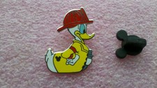 Disney Pin WDW Cast Lanyard Hidden Mickey 2007 Fire Fighter Fireman Donald Du