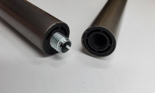Infinite 1" Expandable Curtain Rod - Dark Nickel, 28" - 48" - Picture 3 of 3