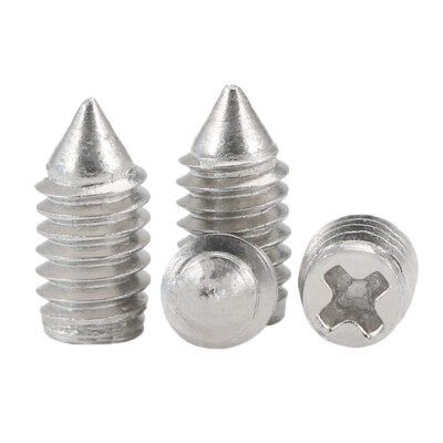 DIN914 A2 Stainless Steel Cone Point Grub Screw Phillips Socket Set Screws M2-M4
