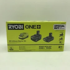 Ryobi One+  2 Batteries --4Ah and 2Ah Lithium Batteries and a Charger