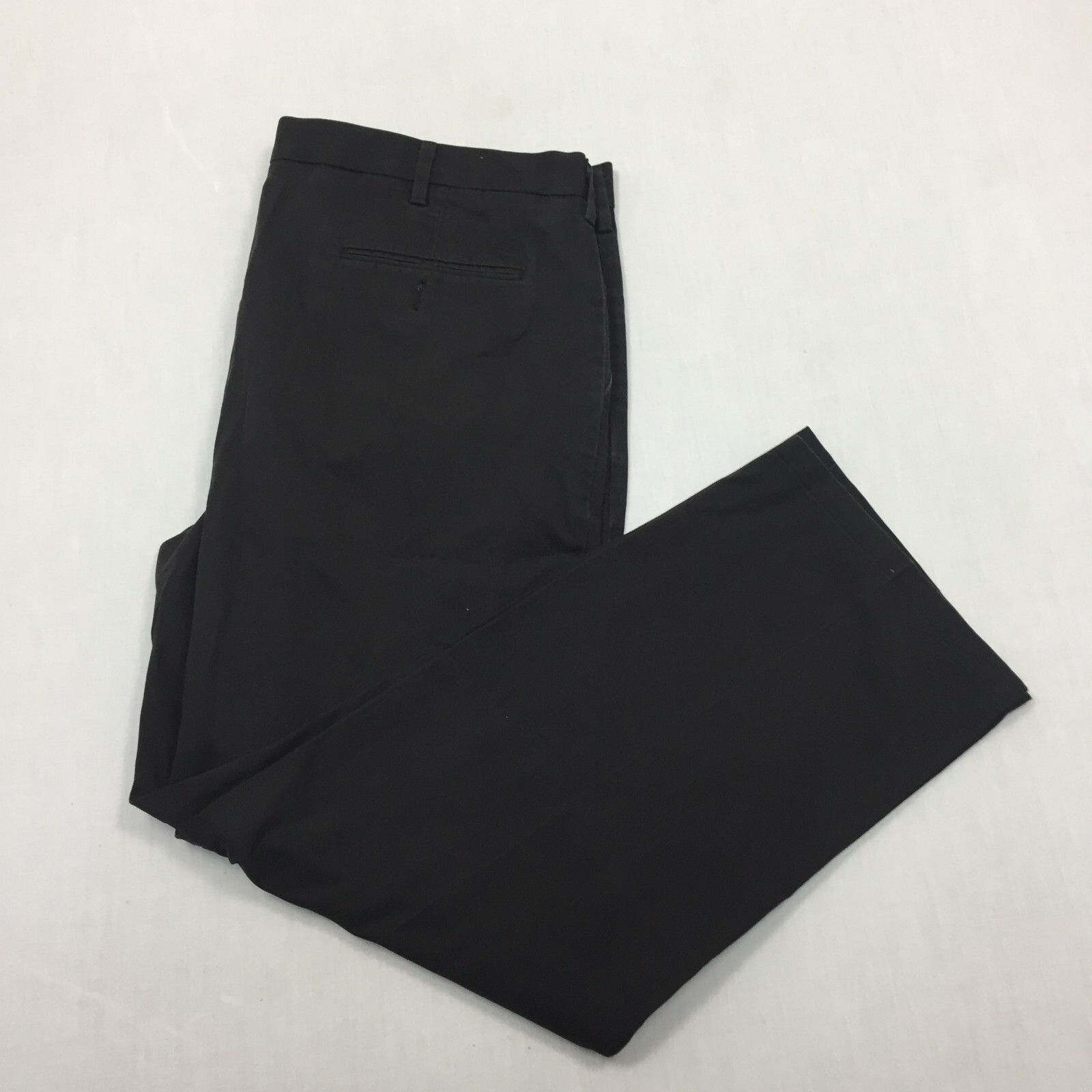 Dockers Chino Trousers Cotton Pants Straight Fit Mens Size 40W 29L Black